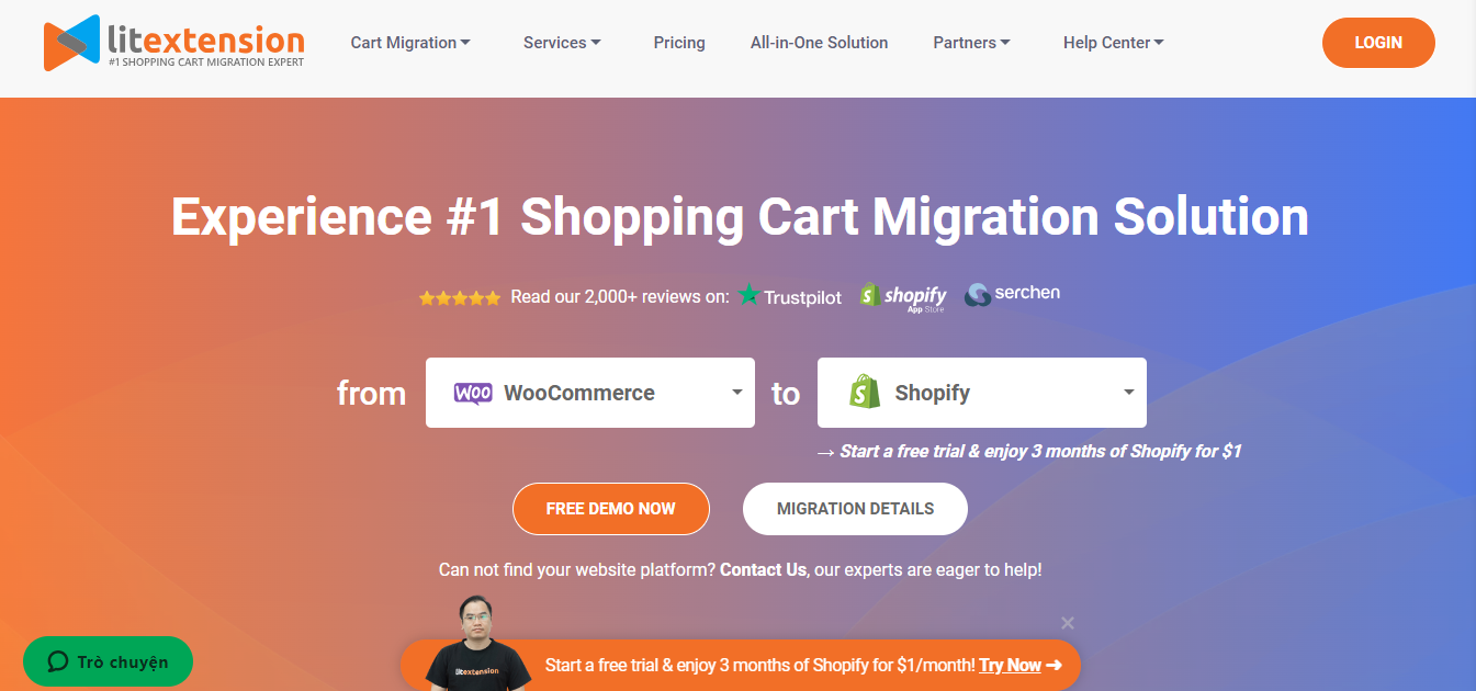 magento to shopify migration app